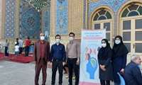 برپایی میز خدمت در مصلی بزرگ پاکدشت به مناسبت هفته پوکی استخوان 